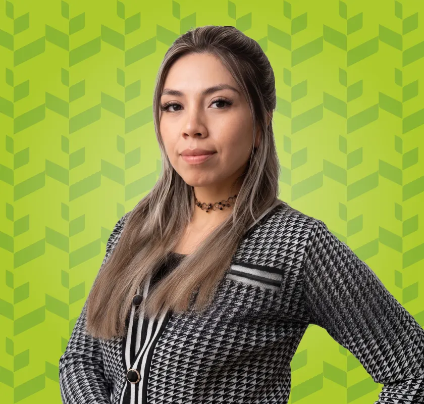 Retrato de Alexandra del Río, encargada técnica del programa Escala Tarapacá.