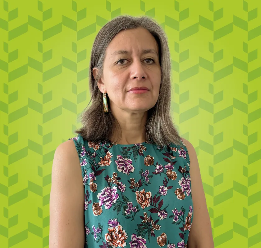 Retrato de Alejandra Muñoz, encargada financiera del proyecto Escala Tarapacá